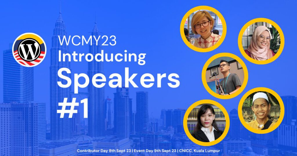 我在 WordCamp Malaysia 2023 擔任了講者